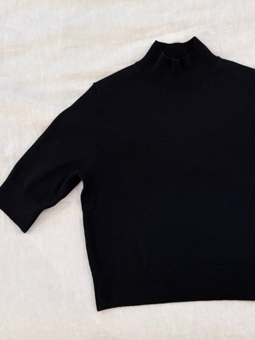 Trina Turk S Crop Mock Neck Sweater